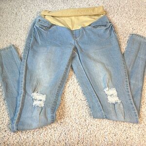 Hybrid & company Women’s Maternity Skinny Jeans Size Small